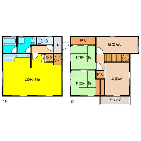 宮木様借家の物件間取画像